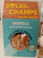 Granola coco citron gingembre
