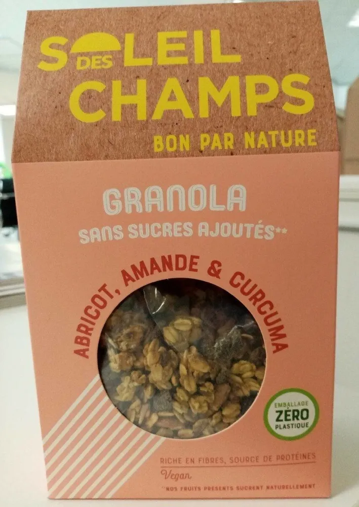 Granola abricot amande curcuma