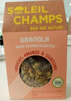 Granola abricot amande curcuma