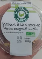 yaourt a la grecque fruits rouges et muesli