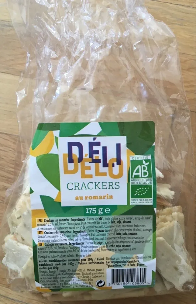 Crackers au romarin