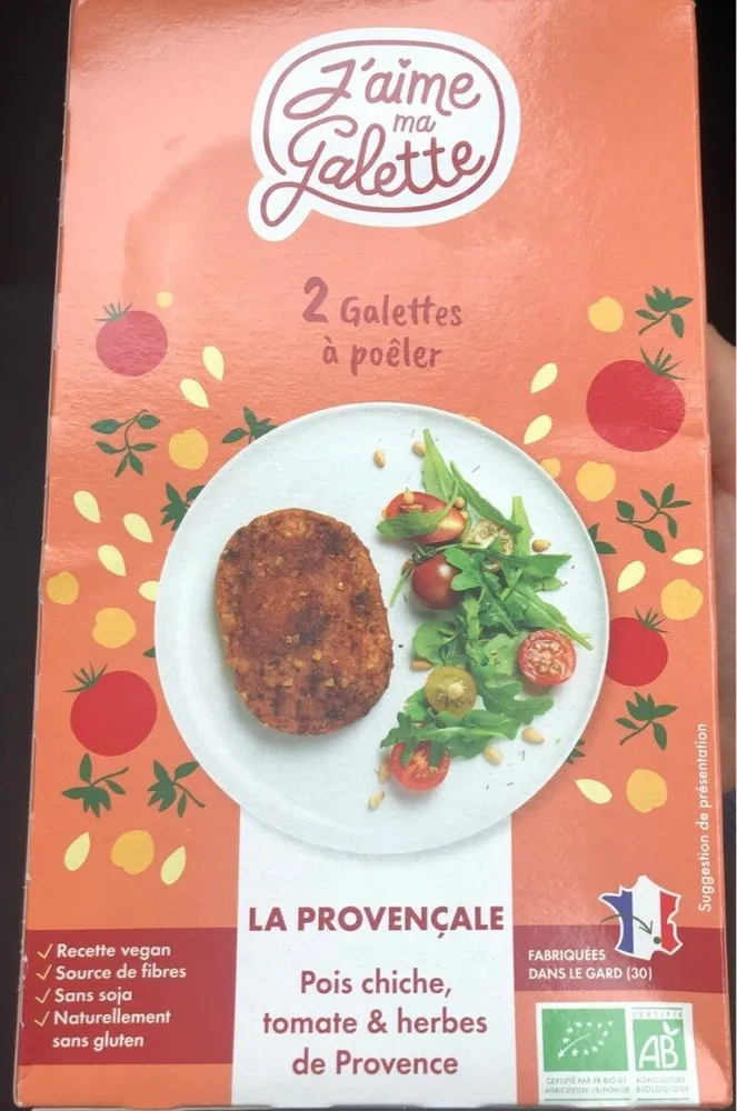 2 galettes à poêler "La Provençale"