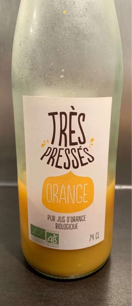 Pur jus orange biologique