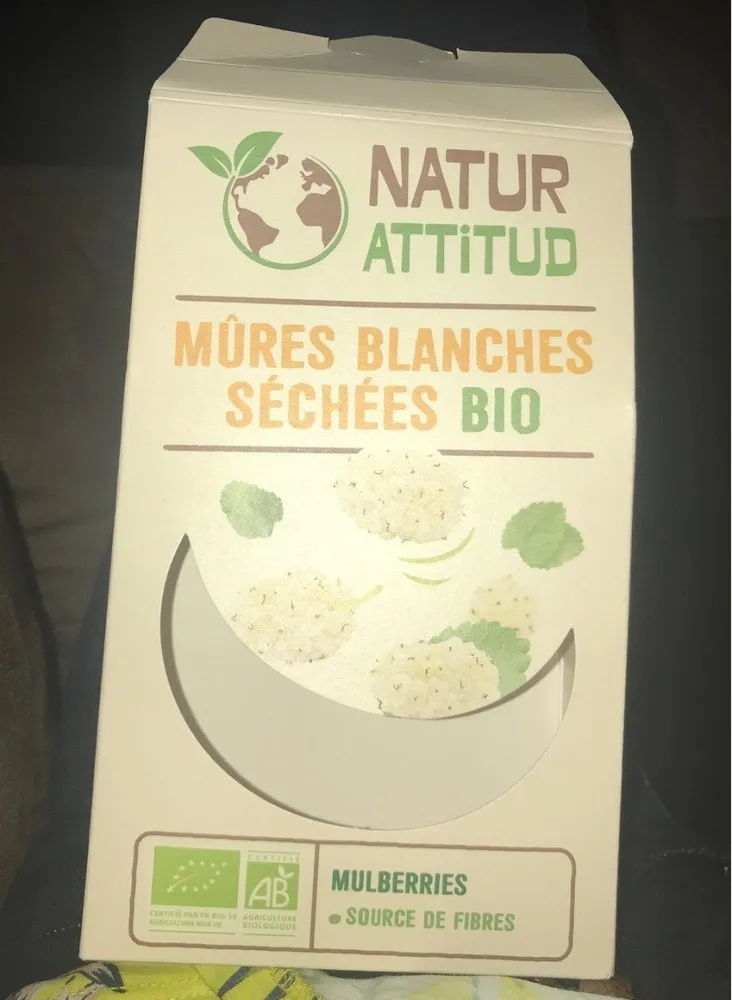 Mures blanches sechees bio