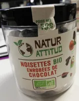 Noisettes bio enrobées de chocolat