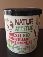 Muesli croustillant pomme cannelle