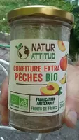 Confiture extra pêches bio