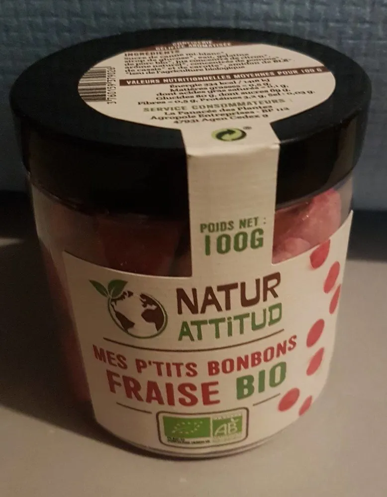 Mes p'tits bonbons Fraise Bio