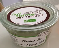 Terrine bio poivre vert