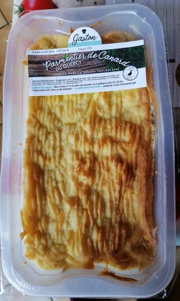 Parmentier de canard du Quercy
