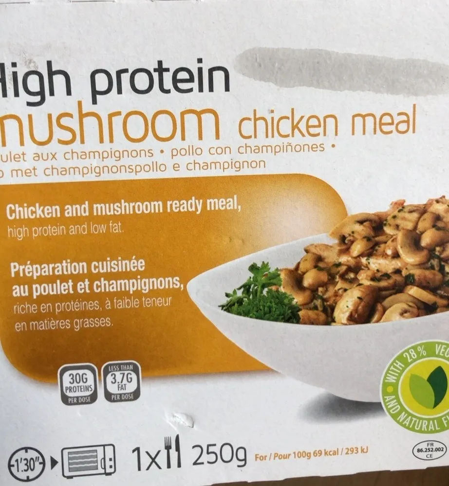 Poulet aux champignons