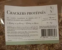 Crackers protéinés