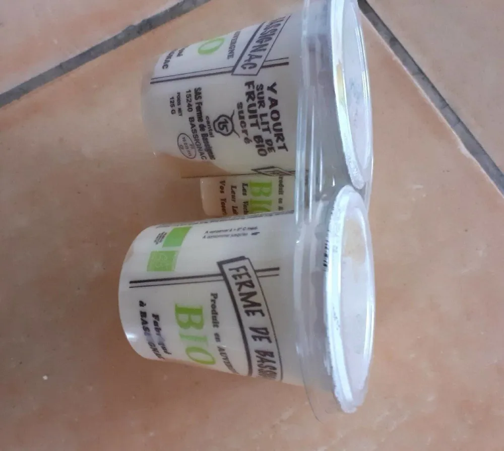 Yaourt bio banane