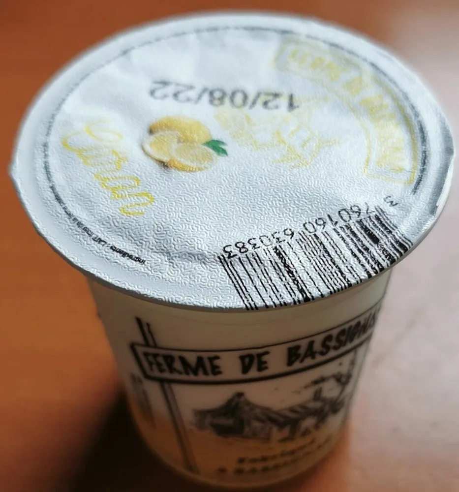 Yaourt Citron Bicouche