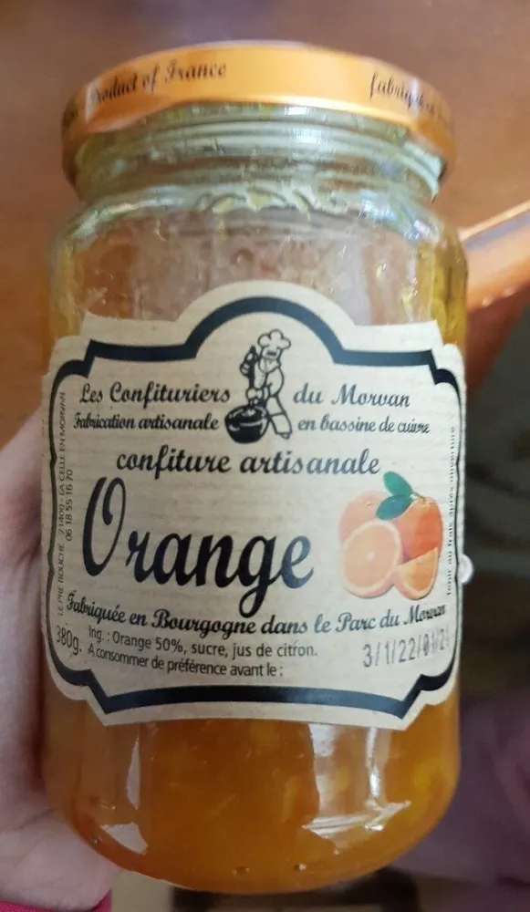 Confiture Artisanale orange