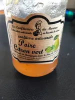 Confiture Poire citron vert