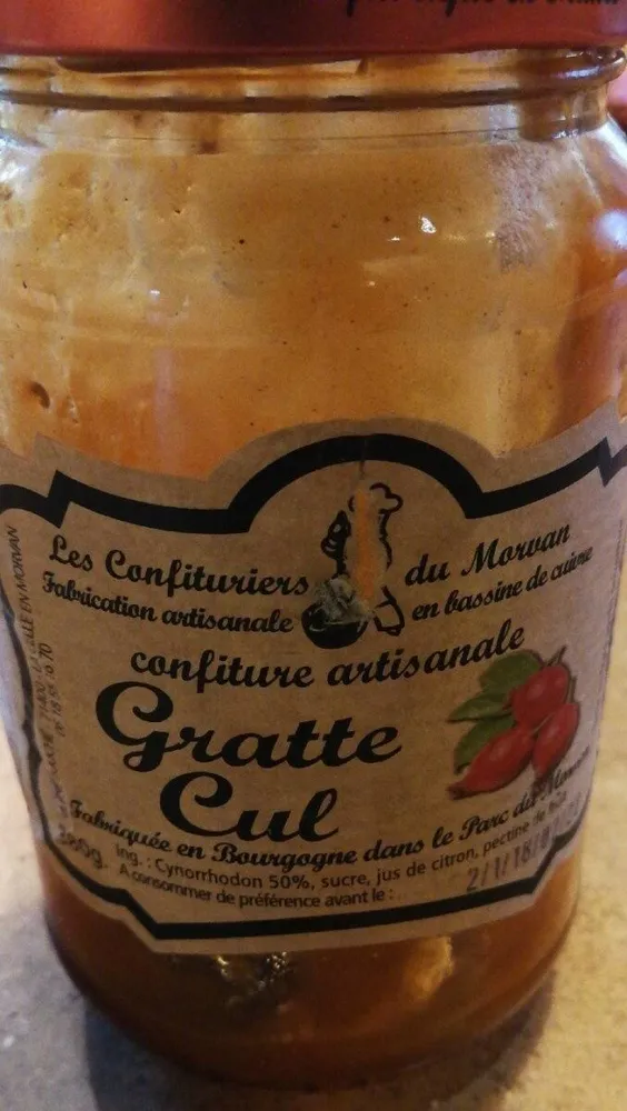 Confiture artisanale Gratte cul