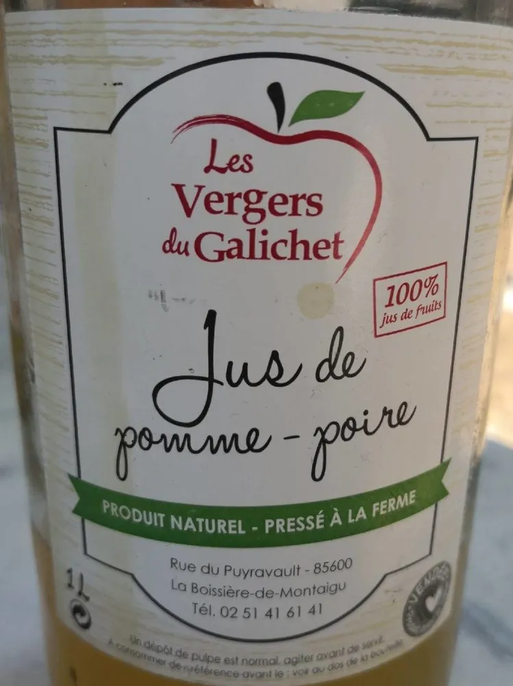 Jus de pomme-poire