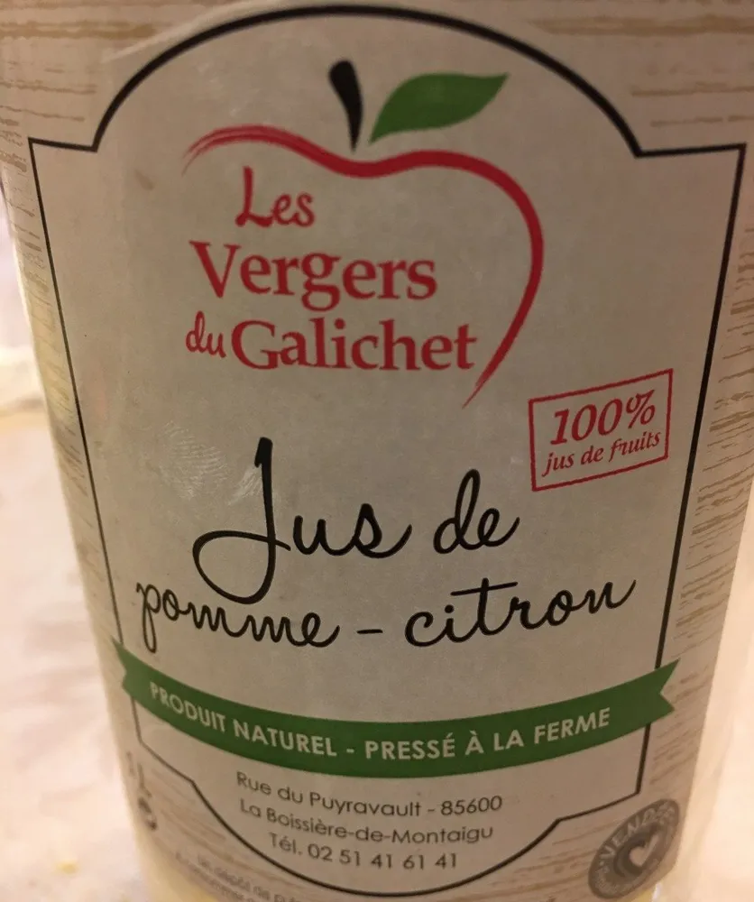 Jus de pomme citron