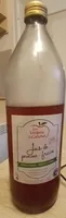 Jus pomme fraise