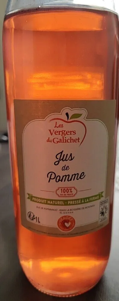 Jus de pomme rouge