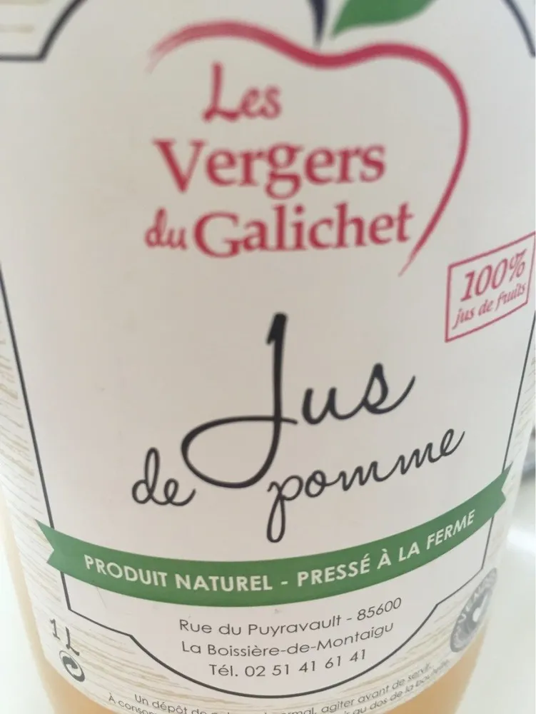 Jus de pomme local