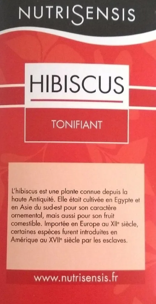 Infusion Hibiscus Bio - 20 Sachets - Nutrisensis