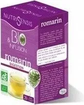 Promo Lot De 6 Nutrisensis Infusion Romarin Bio, Digestion