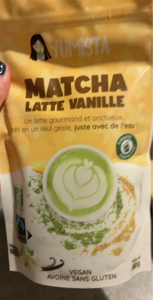 Matcha latte vanille