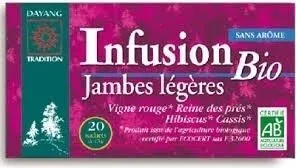 Dayang Infusion Bio Jambes Légères 20 Sachets