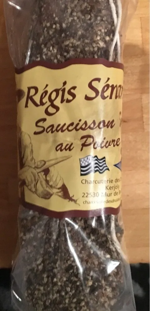 Saucisson Sec, Pur Porc, Au Poivre