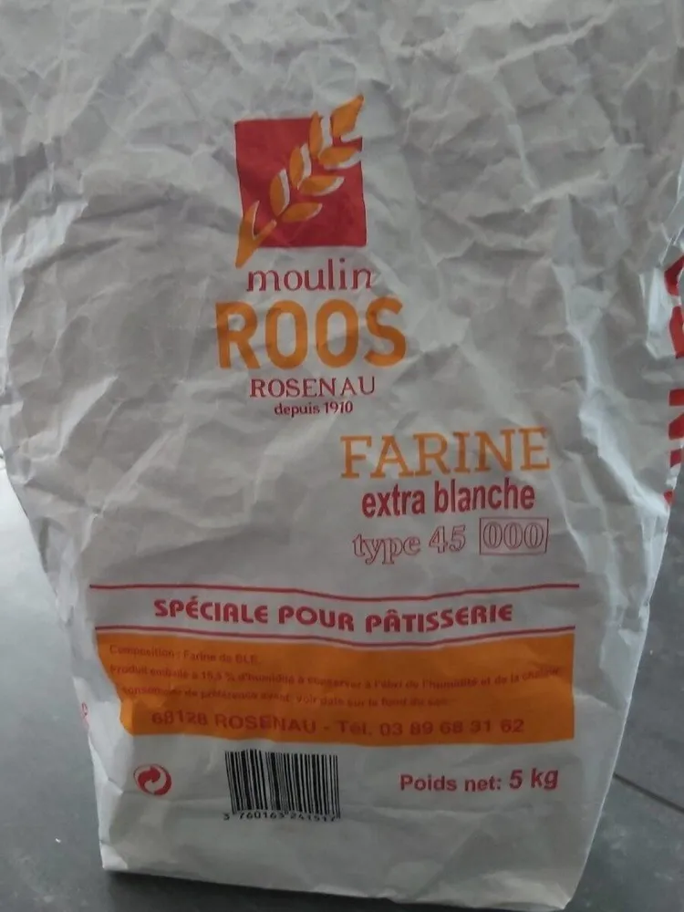 Farine extra blanche type 45/000