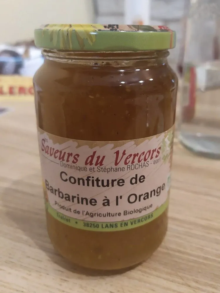 Confiture de Barbarine à l'Orange