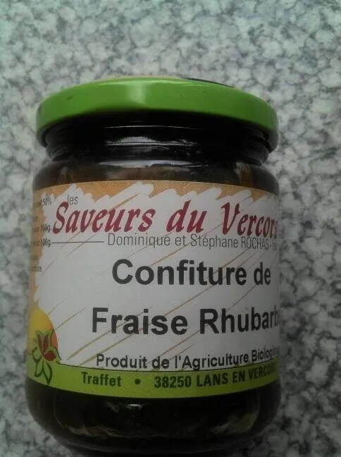 Confiture Fraise Rhubarbe