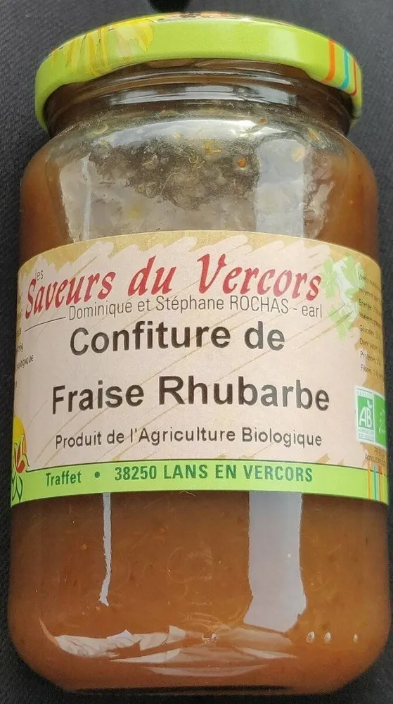 Confiture de Fraises Rhubarbe
