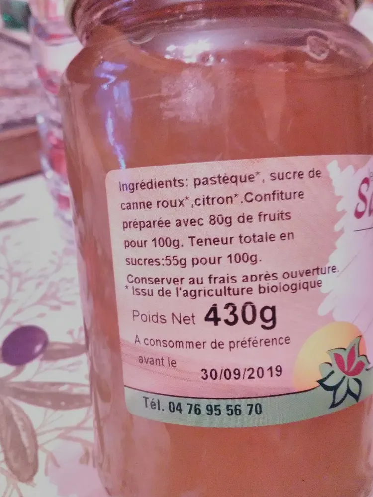Confiture de citre aux citrons