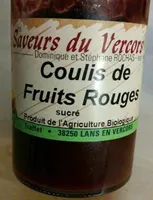 Coulis de fruit rouge