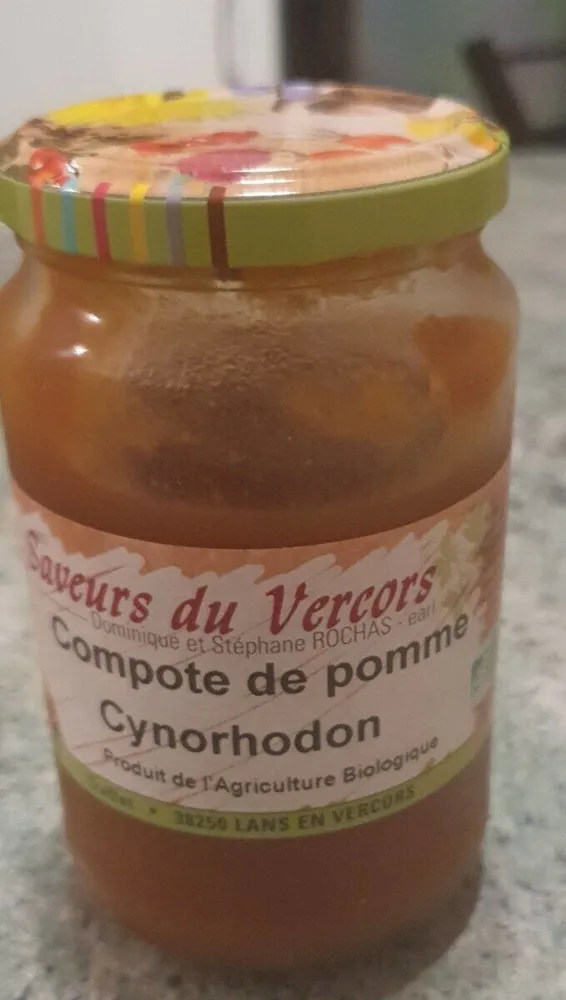 Compote de pomme cynorhodon