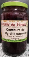 Confiture de myrtille sauvage