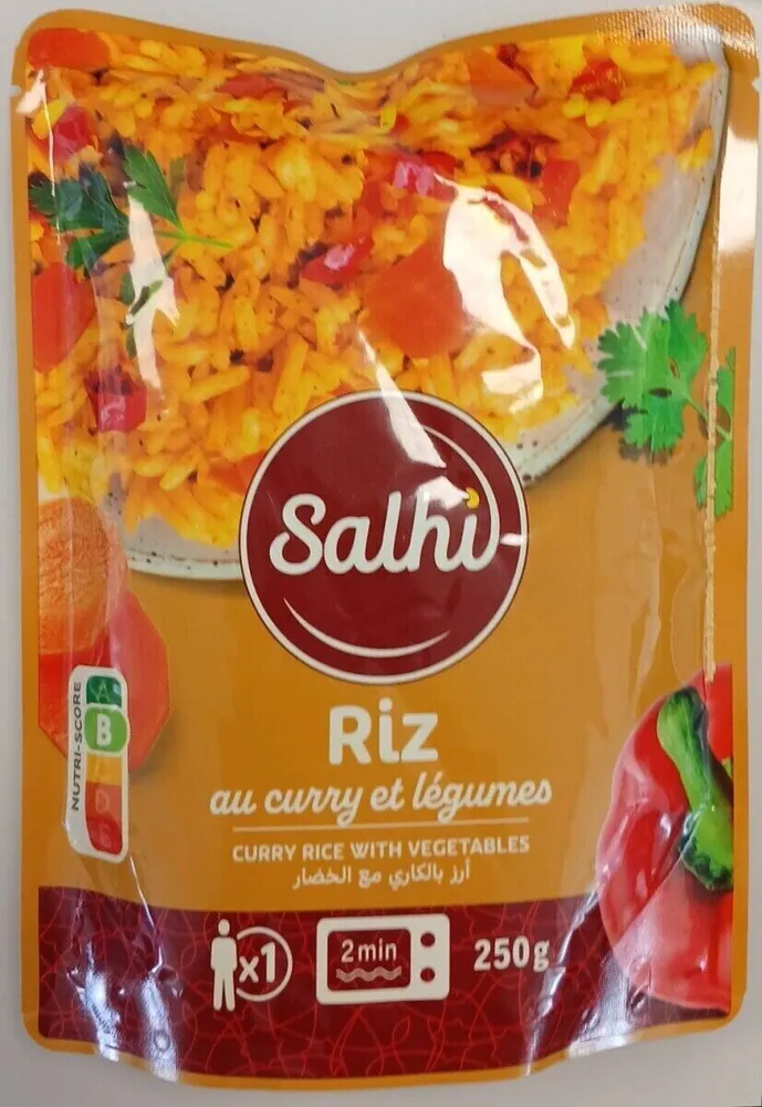Riz curry legumes