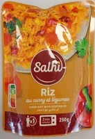 Riz curry legumes