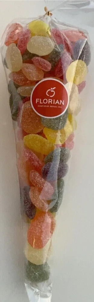 Bonbons saveur fruits-fleurs