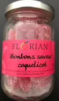 Bonbons saveur coquelicot