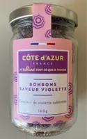 Bonbons saveur violette