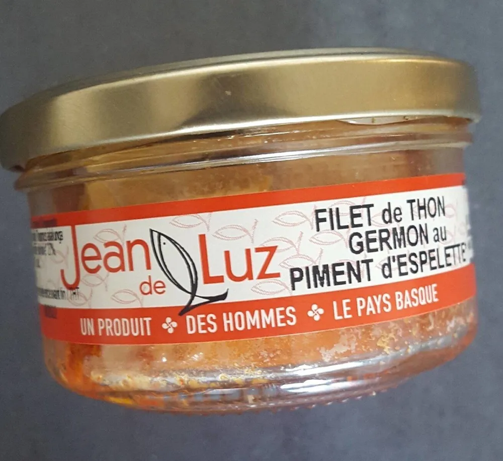 Filet de thon germon au piment d'espelette
