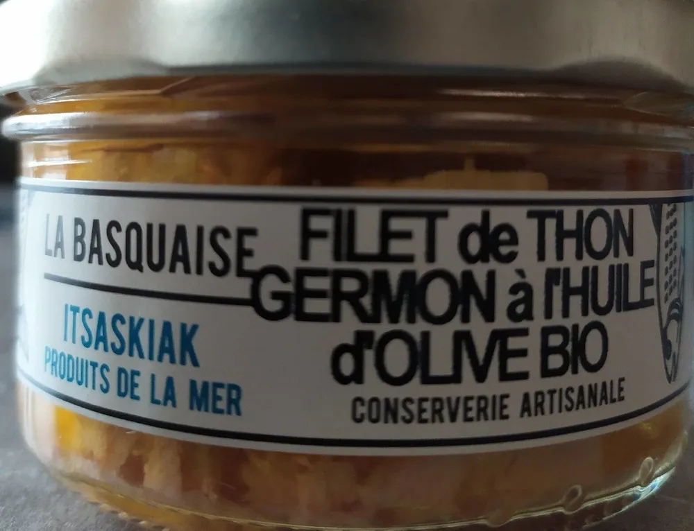 Filet de thon germon à l'huile d'olive bio