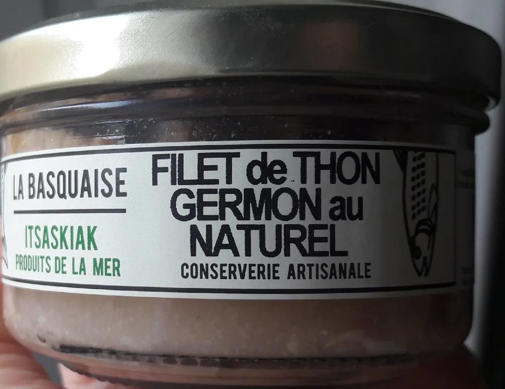 Filet de thon germon au naturel