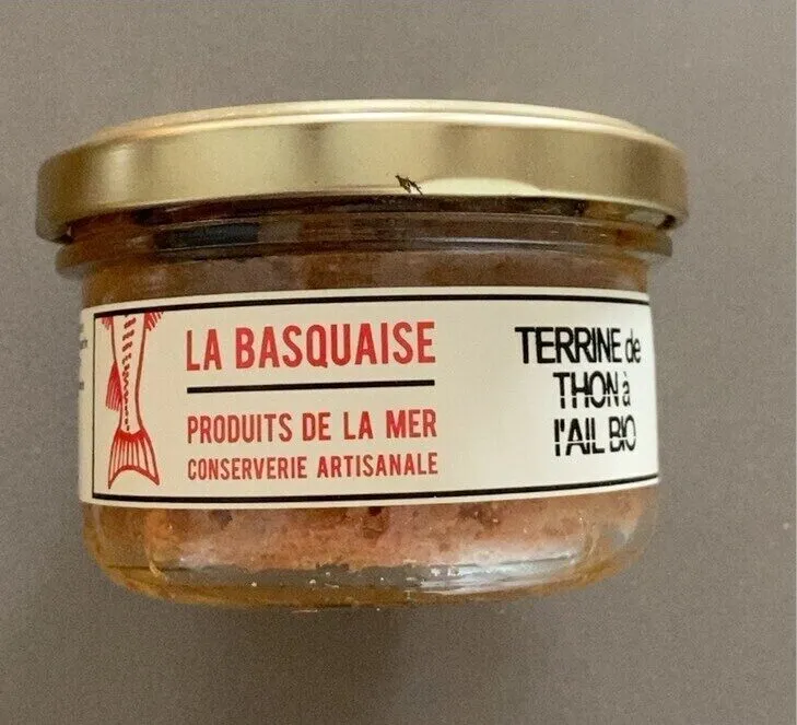 Terrine de thon à l’ail bio
