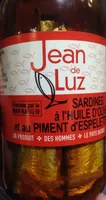 Sardines à l'huile d'olive et au piment d'espelette