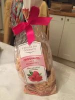Croquants aux framboises